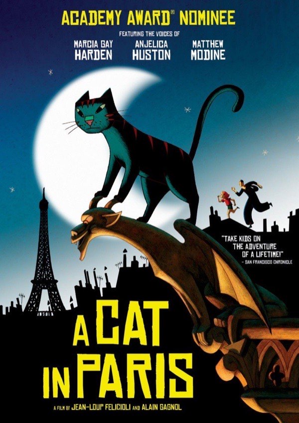 A Cat in Paris poster