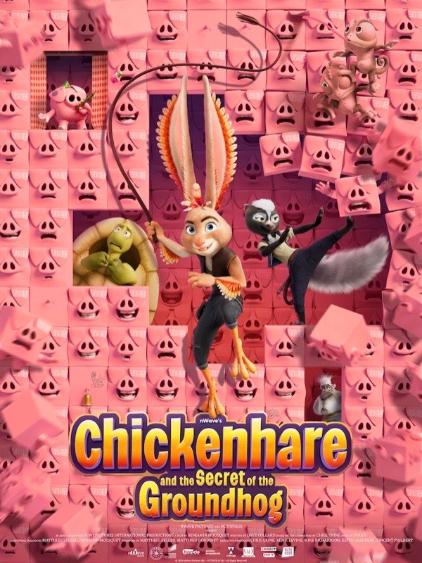 Chickenhare and the Secret of the Groundhog poster